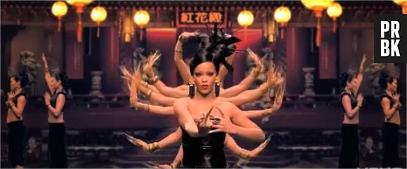 Rihanna se la joue geisha pour le clip de Princess Of China