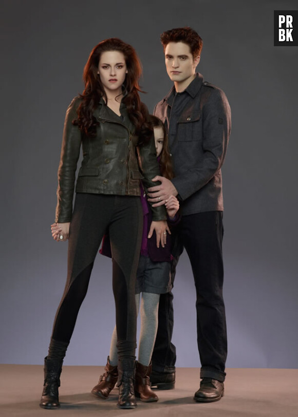 Edward, Bella et Renesmée dans Twilight 5
