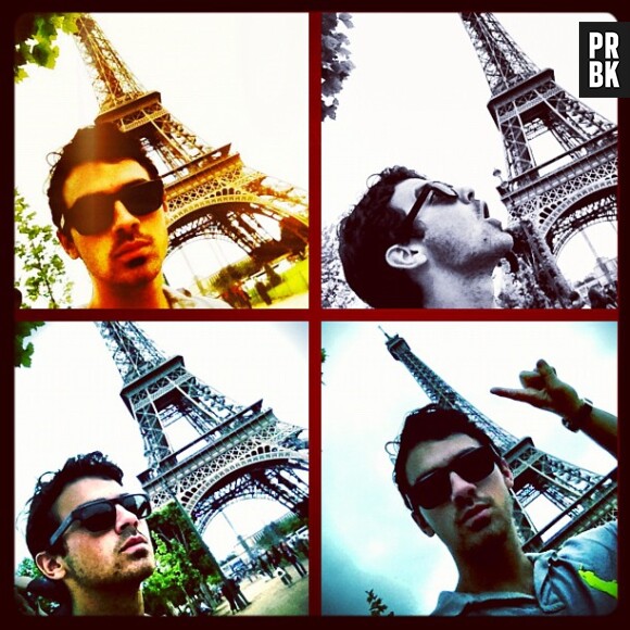 Joe Jonas, ici à Paris, partage plein de photos sur Instagram