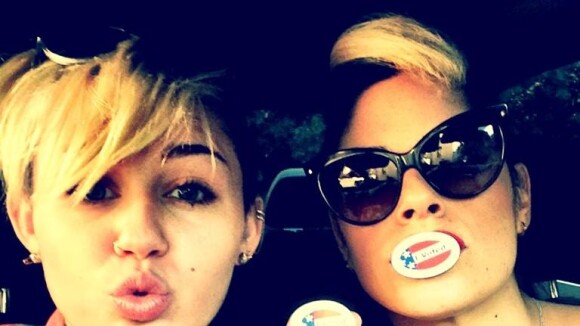 Miley Cyrus, Beyoncé, Katy Perry, Mariah Carey... : les stars en mode "a voté !" (PHOTOS)