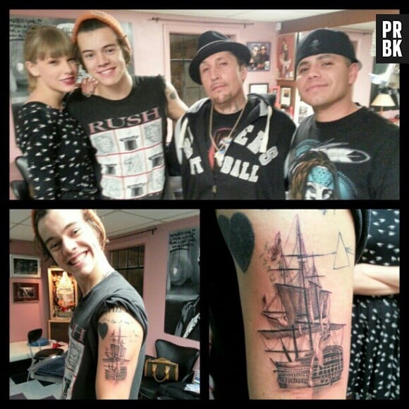 Harry Styles et Taylor Swift, en couple chez le tatoueur