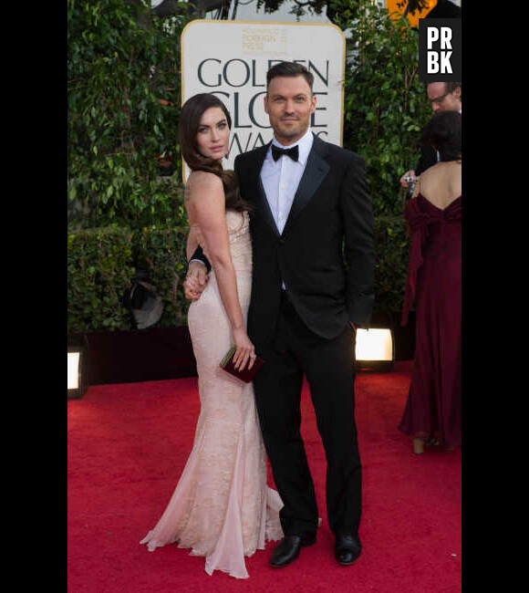 Megan Fox et Brian Austin Green, heureux et hot aux Golden Globes