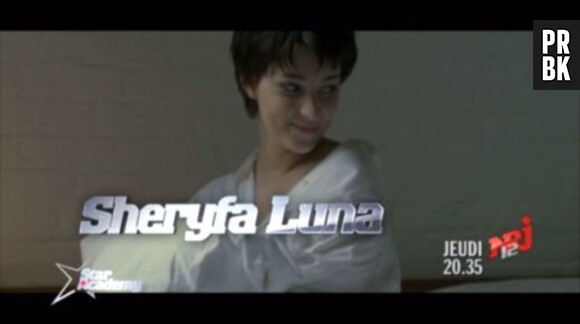 Sheryfa Luna dans la Star Academy 2012 sur NRJ 12, avant de commencer Splash, le grand plongeon sur TF1 !