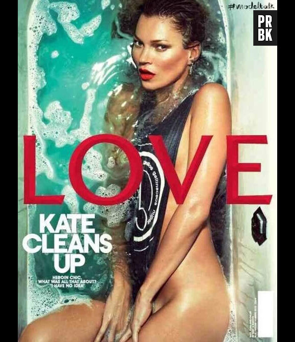 Kate Moss se déshabille pour LOVE