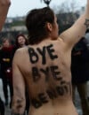 "Bye Bye Benoît" sur le dos des militantes
