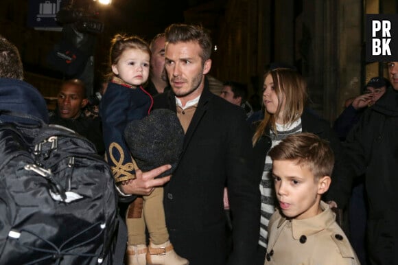 David Beckham débarque à Paris avec toute sa tribu