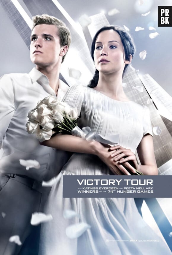 Peeta et Katniss, en mariés sur la nouvelle affiche d'Hunger Games 2
