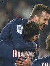 David Beckham a joué hier soir pour la première fois aux côtés de ses nouveaux copains du PSG.