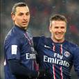 David Beckham et Zlatan Ibrahimovic très proches.