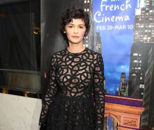 Audrey Tautou, plus sexy que jamais à New York le 28 février
