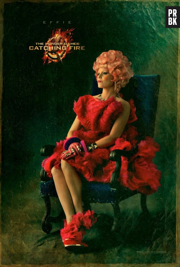 Effie, toujour au top de la mode façon Capitole dans Hunger Games 2