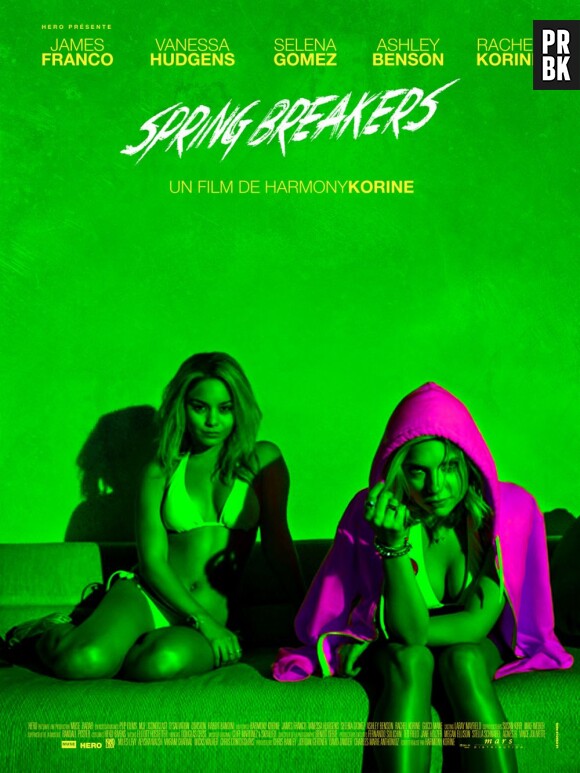 Vanessa Hudgens et Ashley Benson sur une affiche de Spring Breakers