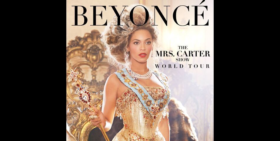 Beyoncé en Marie-Antoinette sexy pour la 1ere affiche du Mrs Carter Show World Tour