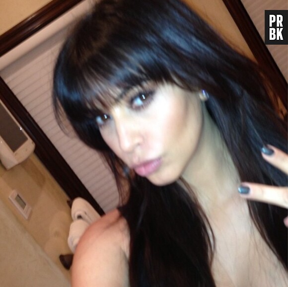 Kim Kardashian et sa nouvelle coupe de cheveux le 13 mars 2013