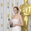 Aux Oscars 2013, Jennifer Lawrence a tenu à rencontrer le présentateur du Bachelor, Chris Harrison