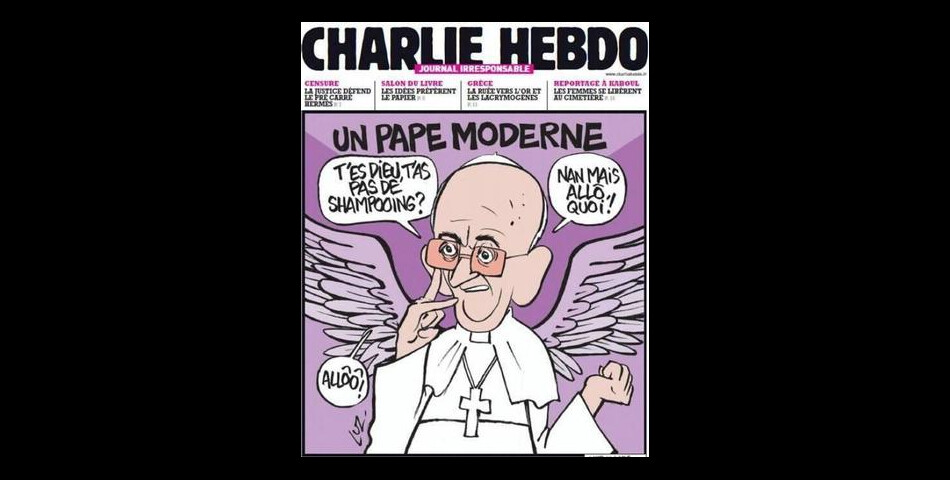 Charlie Hebdo a consacré sa Une a &quot;Nan mais allô&quot;