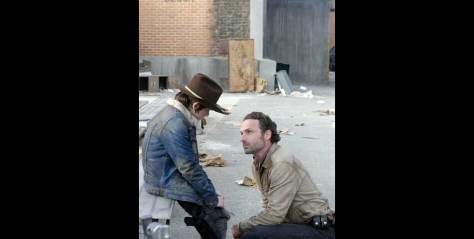 Rick et Carl en plein adieux ?