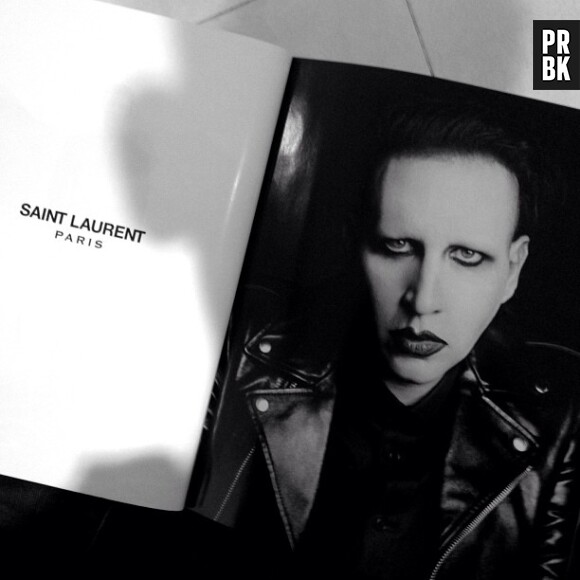 Marilyn Manson, égérie Saint Laurent Paris en 2013