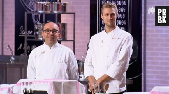 Joris Bijdendijk et son mentor Jacques Pourcel dans Top Chef 2013.