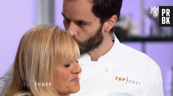 Yoni Saada et sa maman dans les cuisines de Top Chef 2013.