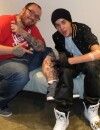 Justin Bieber et son tatoueur tatoué