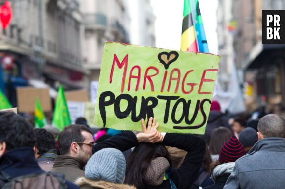 5 000 partisans du mariage pour tous et de l'égalité ont protesté contre l'homophobie ambiante
