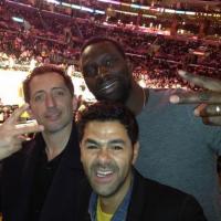 Gad Elmaleh, Jamel Debbouze et Omar Sy : match de NBA entre potes, elle est pas belle la vie ?