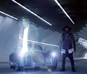 Justin Bieber apparaît en hologramme aux côtés de Will.i.am dans le clip de #thatPOWER