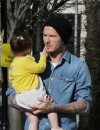 David Beckham profite de sa petite Harper avant de retrouver Paris