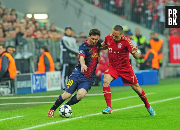 Messi a souffert face à Ribery