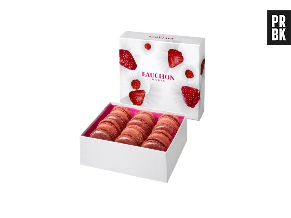 Macarons Fraise Connection, fraise et fraise-yuzu, Fauchon, 26 €