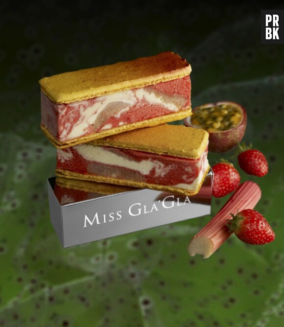 Miss Gla'gla Céleste (fruit de la passion, rhubarbe et fraise), Pierre Hermé, 6,20 €