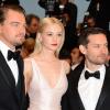 Le trio de Gatsby le Magnifique au top malgré la pluie à la projection du film au Festival de Cannes 2013