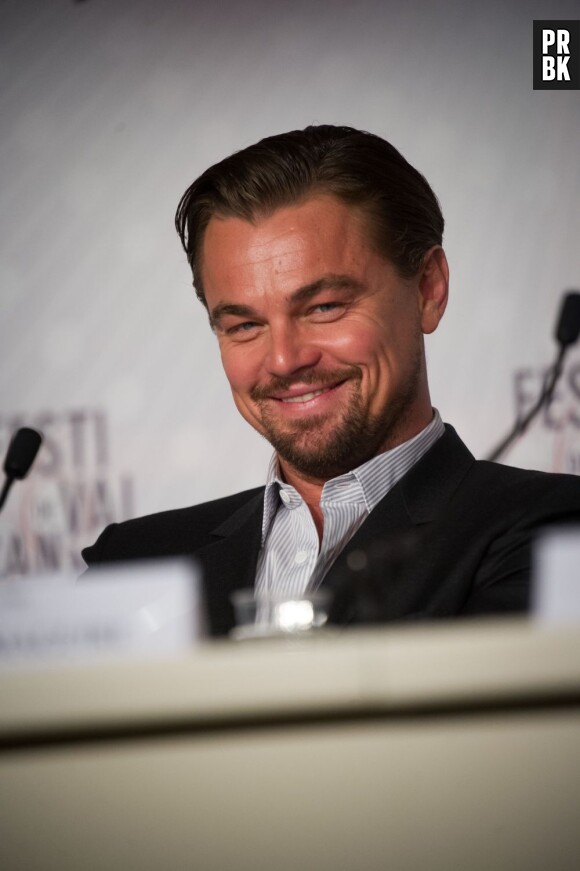 Leonardo DiCaprio à la conférence de presse de Gatsby le Magnifique au Festival de Cannes 2013