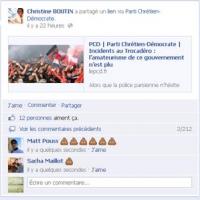 Christine Boutin : attaque de crottes sur son Facebook après son dérapage sur Angelina Jolie