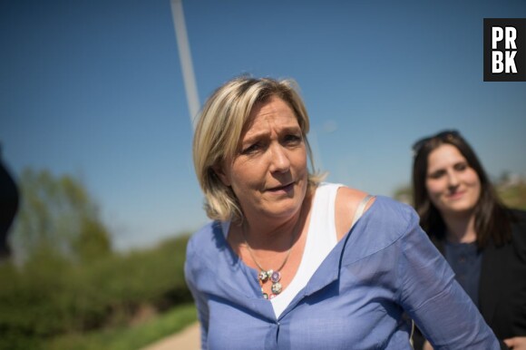 Vilaine chute pour Marine Le Pen