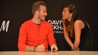 David Beckham à Paris : hystérie devant la boutique H&M