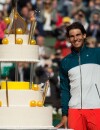 Rafael Nadal très souriant après sa victoire en huitième de finale de Roland Garros 2013