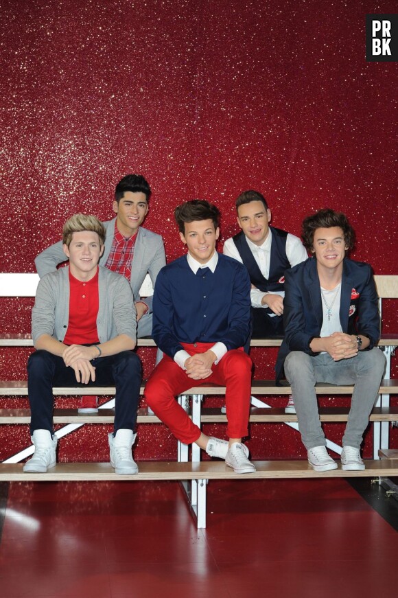 Les statues des One Direction au Musée de Madame Tussauds à Londres.