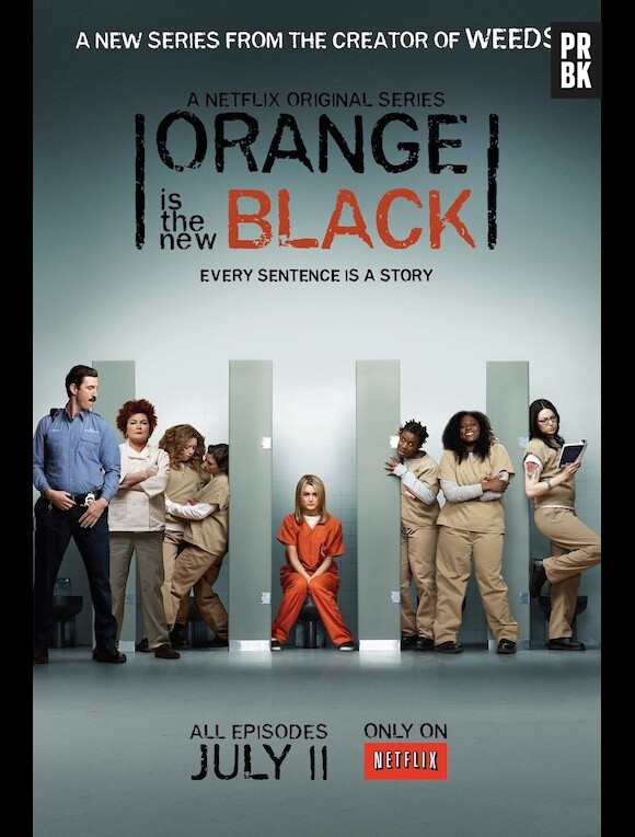 Poster de Orange is the New Black, nouvelle série de Netflix