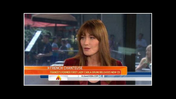 Carla Bruni-Sarkozy : en promo aux Etats-Unis, elle défend François Hollande