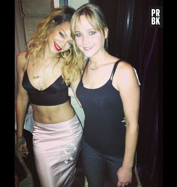 Jennifer Lawrence et Rihanna, le 1er juillet à Paris pour la Fashion Week 2013