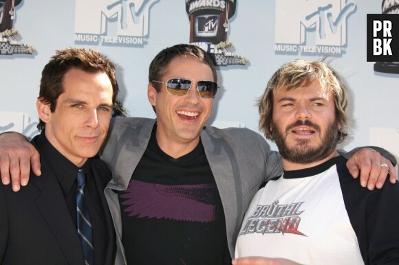 Ben Stiller, Robert Downey Jr et Jack Black aux MTV Movie Awards 2008