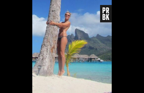 Heidi Klum, topless pour ses vacances à Bora Bora