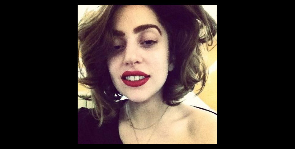 Ladu Gaga a posté une photo d&#039;elle au naturel sur son site Littlemonsters.com, le 22 juillet 2013.