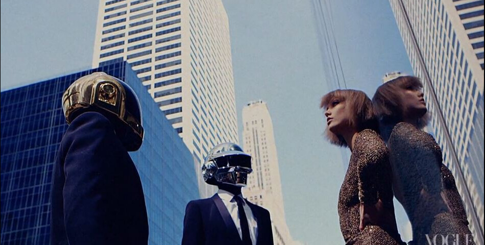 Daft Punk et Karlie Kloss dans la Grosse Pomme pour un photoshoot de Vogue US