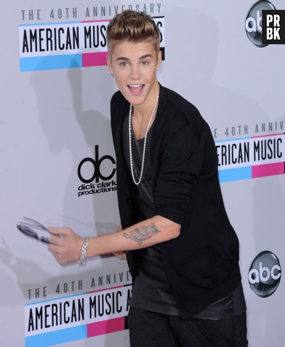 Justin Bieber aux American Music Awards 2013