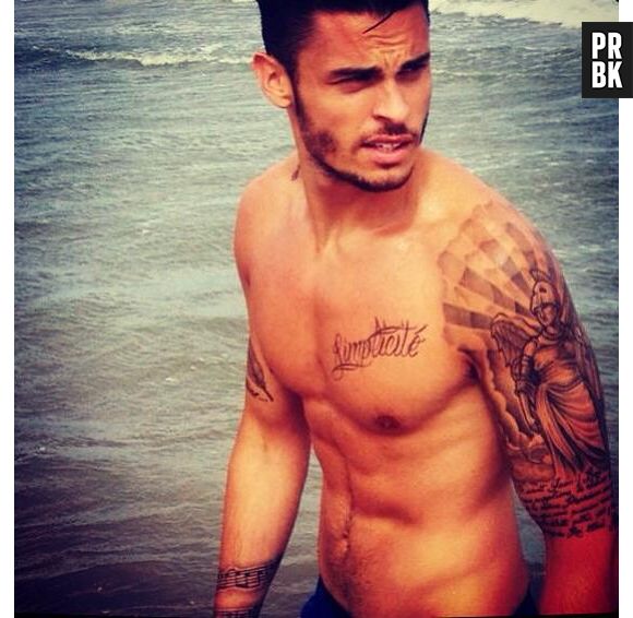 Baptiste Giabiconi en vacances en Corse