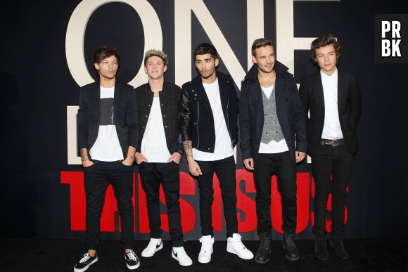 Les One Direction prennent la pause  à l'avant-première du film This is Us à New York le 26 août 2013