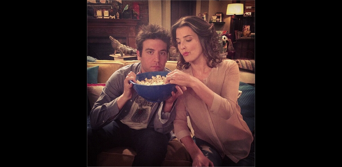 Photo : How I Met Your Mother saison 9 : photo des coulisses avec Josh